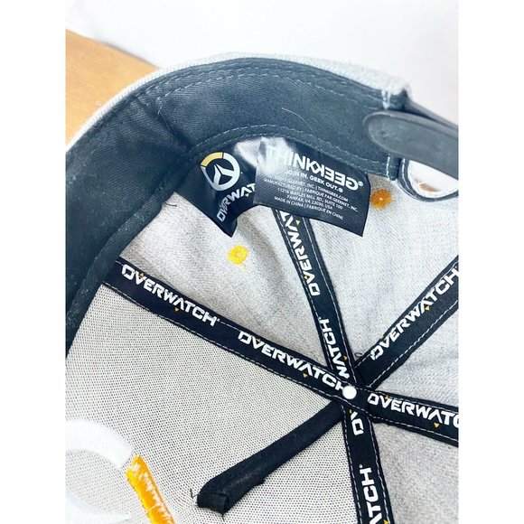 Overwatch Logo Gray Hat Thinkgeek Adjustable Cap - Picture 6 of 7